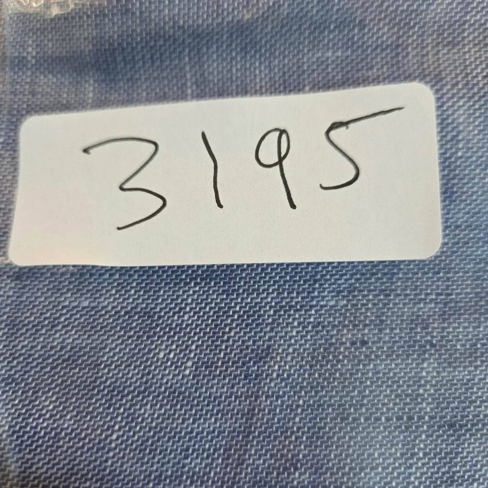 Baird McNutt Murano 100% Linen Dress Pants Mens 48x27 Blue Formal Casual